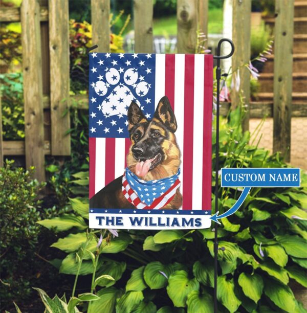 German Shepherd Personalized Garden Flag – Personalized Dog Garden Flags – Gift For Dog Lovers