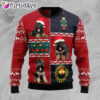 German Shepherd Vintage Dog Lover Red Ugly Christmas Sweater – Gifts For Dog Lovers