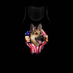 German Shepherd With Usa Flag Hollow Tanktop Legging Set Outfit Casual Workout Sets Dog Lovers Gifts For Him Or Her 2 baa3dx