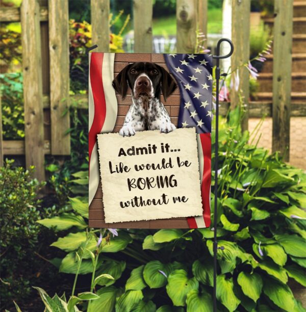German Shorthaired Pointer Flag 2 – Dog Flag For House – Best Gift For Dog Mom