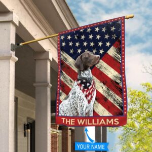 German Shorthaired Pointer Personalized Flag Custom Dog Garden Flags Dog Flags Outdoor 2