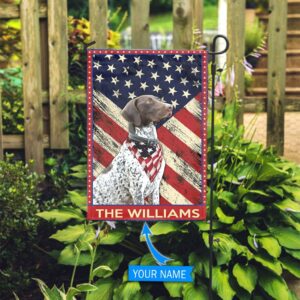 German Shorthaired Pointer Personalized Flag Custom Dog Garden Flags Dog Flags Outdoor 3