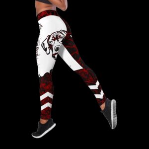 German Shorthaired Pointer Red Hollow Tanktop Legging Set Outfit Casual Workout Sets Dog Lovers Gifts For Him Or Her 3 erc00l