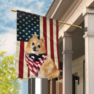 German Spitz House Flag – Dog…