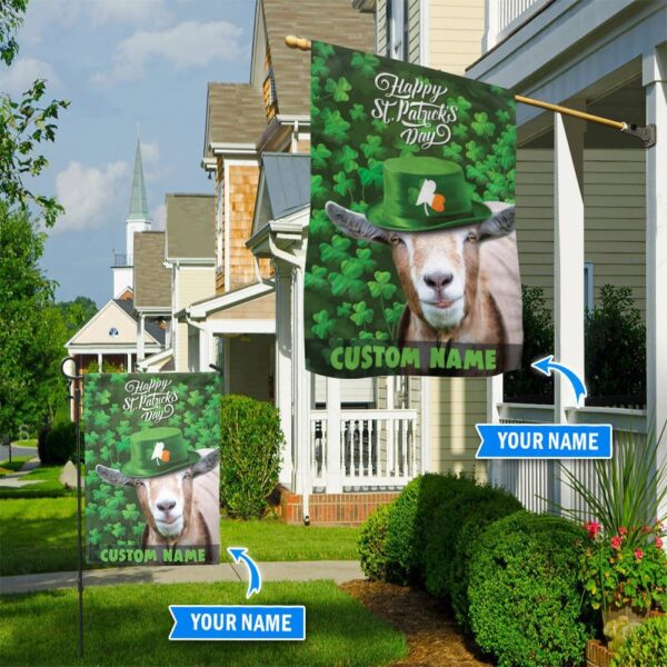 Goat Irish Personalized Flag – Garden Flags Outdoor – Outdoor Decoration
