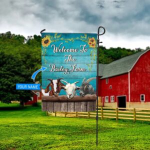 Goats Welcome To The Farm Personalized…