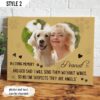 God Said I Will Send Them Without Wings Dog Horizontal Personalized Canvas Poster – Art For Wall – Dog Memorial Gift