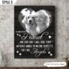 God Said I Will Send Them Without Wings Dog Vertical Personalized Canvas Poster – Poster To Print –  Gifts for Dog Mom