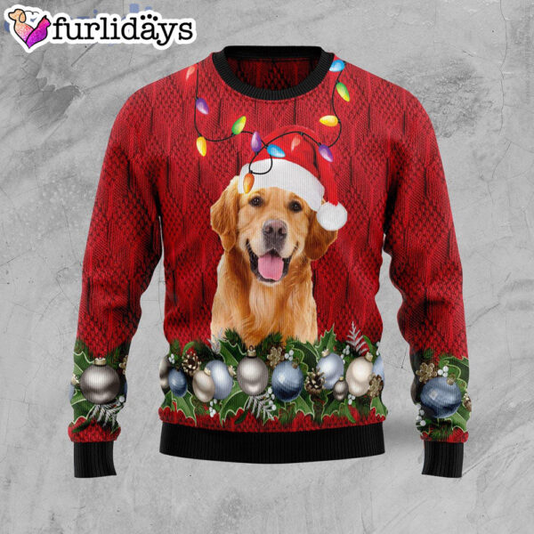 Golden Retriever Christmas Beauty Dog Lover Family Ugly Christmas Sweater Gifts