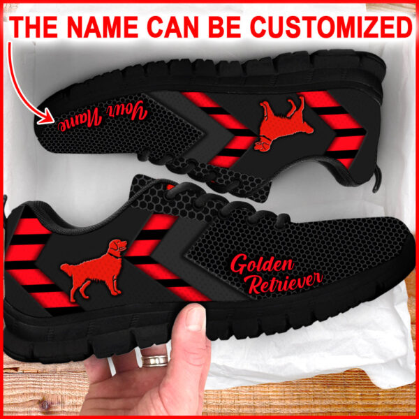 Golden Retriever Dog Simplify Style Sneakers – Personalized Custom – Best Shoes For Dog Lover – Best Gift For Dog Mom