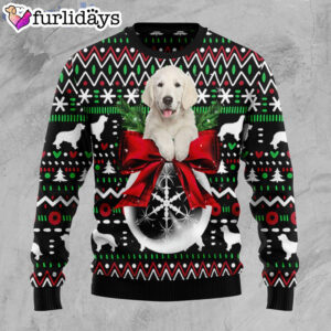 Golden Retriever Xmas Ball Dog Lover Ugly Christmas Sweater Gifts For Dog Lovers 1