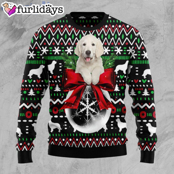 Golden Retriever Xmas Ball Dog Lover Ugly Christmas Sweater – Gifts For Dog Lovers