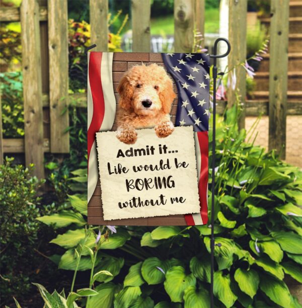 Goldendoodle Garden Flag – Dog Flag For House – Best Gift For Dog Mom