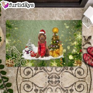 Goldendoodle Merry Christmas Doormat – Pet Welcome Mats –  Unique Gifts Doormat