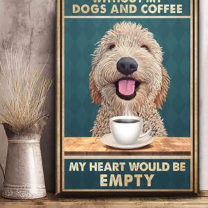 Goldendoodle Poster Matte Canvas Dog Canvas Art Poster To Print Gift For Dog Lovers 2