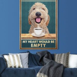 Goldendoodle Poster Matte Canvas Dog Canvas Art Poster To Print Gift For Dog Lovers 4