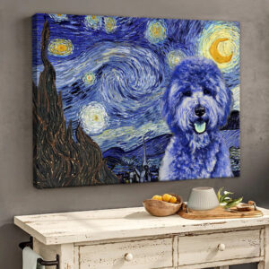 Goldendoodle Poster Matte Canvas Dog Wall Art Prints Painting On Canvas 2