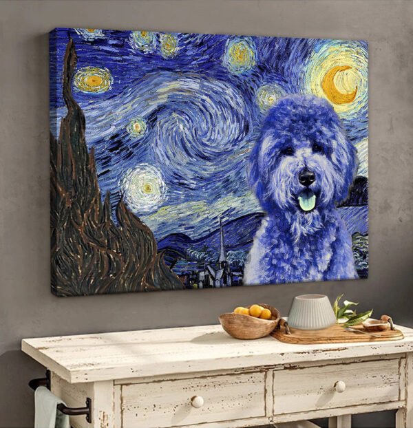 Goldendoodle Poster & Matte Canvas – Dog Wall Art Prints – Painting On Canvas
