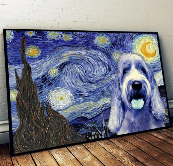 Grand Basset Griffon Vende´en Poster & Matte Canvas – Dog Wall Art Prints – Painting On Canvas