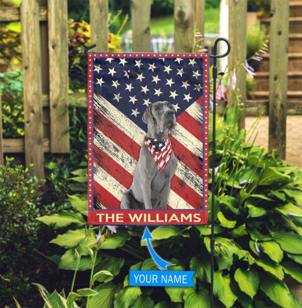 Great Dane Personalized Garden Flag – Custom Dog Garden Flags – Dog Flags Outdoor