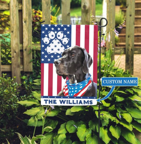 Great Dane Personalized Garden Flag – Garden Dog Flag – Personalized Dog Garden Flags