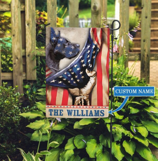 Great Dane Personalized Garden Flag – Personalized Dog Garden Flags – Dog Flags Outdoor – Outdoor Decor