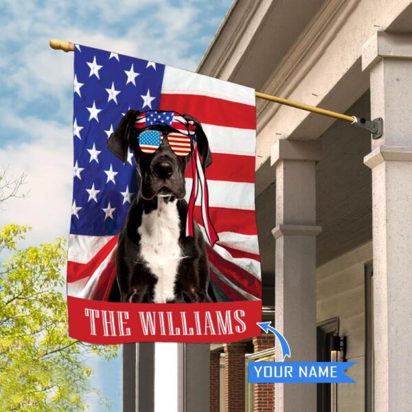 Great Dane Personalized House Flag – Garden Dog Flag – Personalized Dog Garden Flags