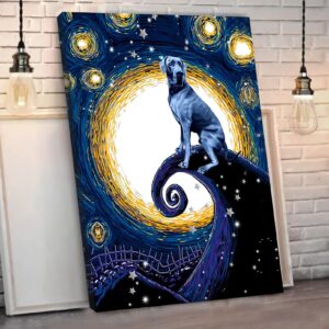 Great Dane Poster Canvas Dog Canvas Wall Art Dog Lovers Gifts For Him Or Her 1