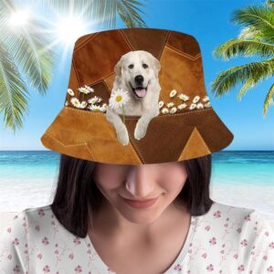 Great Pyrenees Bucket Hat Hats To Walk With Your Beloved Dog A Gift For Dog Lovers 2 ngmegi