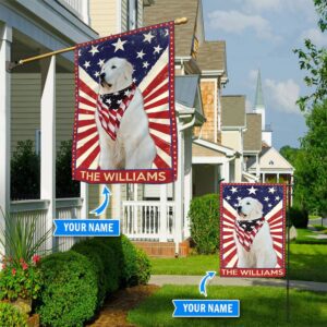 Great Pyrenees Personalized Flag Custom Dog Garden Flags Dog Flags Outdoor 1
