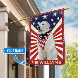 Great Pyrenees Personalized Flag Custom Dog Garden Flags Dog Flags Outdoor 2
