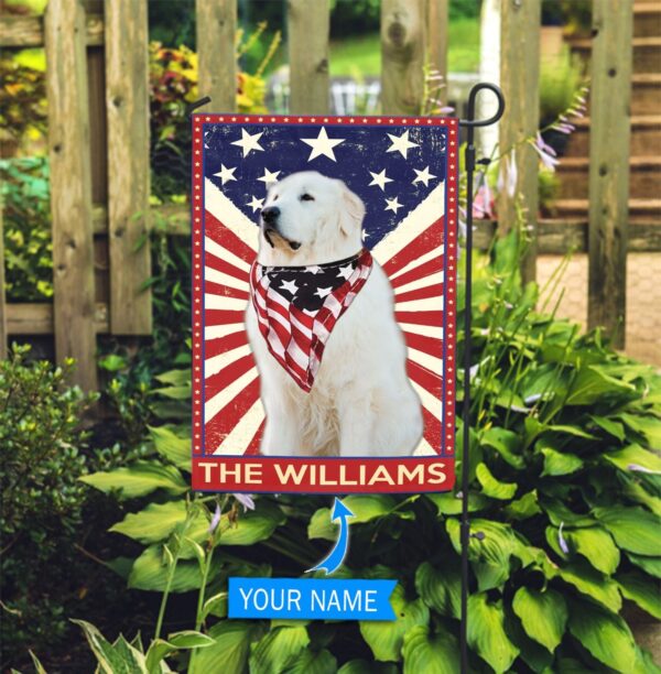 Great Pyrenees Personalized Flag – Custom Dog Garden Flags – Dog Flags Outdoor