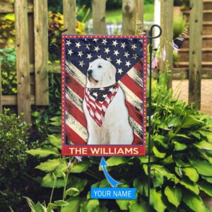 Great Pyrenees Personalized Garden Flag Custom Dog Garden Flags Dog Flags Outdoor 3