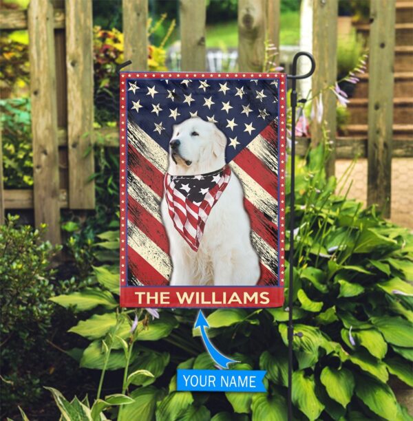Great Pyrenees Personalized Garden Flag – Custom Dog Garden Flags – Dog Flags Outdoor
