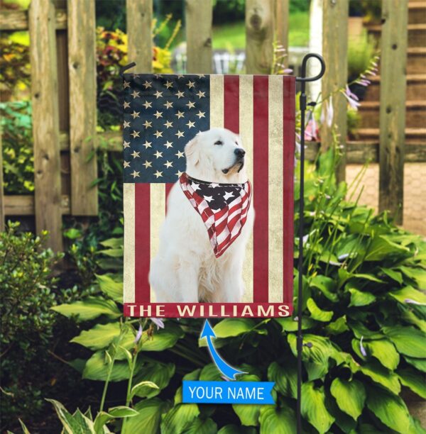 Great Pyrenees Personalized Garden Flag – Personalized Dog Garden Flags – Dog Flags Outdoor