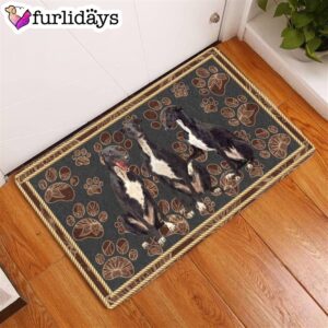 Greyhound-Flower Paw Doormat – Pet Welcome Mats –  Unique Gifts Doormat