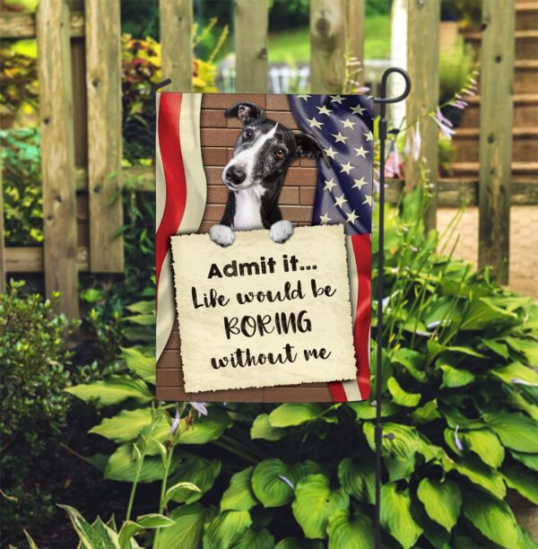 Greyhound Garden  Flag – Dog Flag For House – Best Gift For Dog Mom