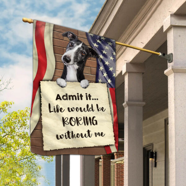 Greyhound Garden  Flag – Dog Flag For House – Best Gift For Dog Mom