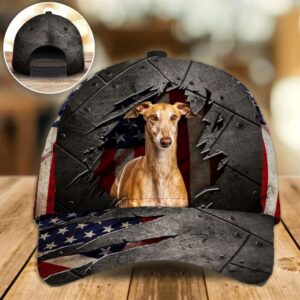 Greyhound On The American Flag Cap Hats For Walking With Pets Gifts Dog Caps For Friends 1 emzxoz