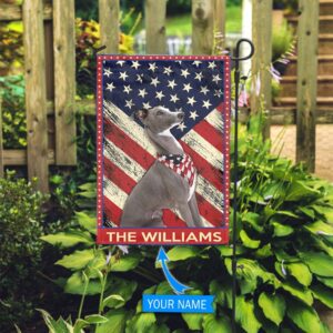 Greyhound Personalized Flag Custom Dog Garden Flags Dog Flags Outdoor 3