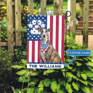 Greyhound Personalized Garden Flag – Garden…