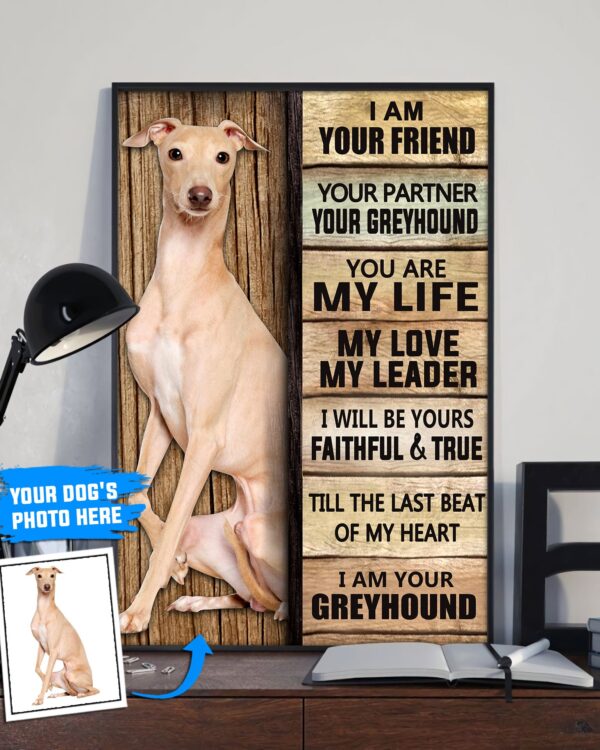 Greyhound Personalized Poster & Canvas – Dog Canvas Wall Art – Dog Lovers Gifts For Him Or Her