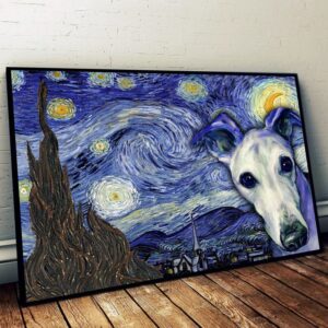 Greyhound Poster Matte Canvas Poster To Print Gift For Dog Lovers 2
