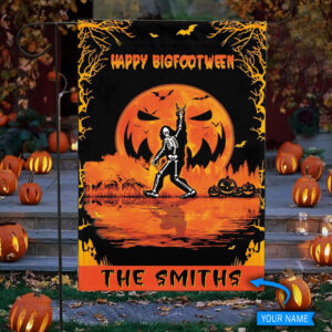 Happy Bigfootween Personalized Flag Flags For The Garden Outdoor Decoration 1