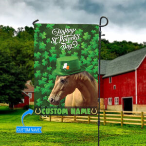 Happy St.Patrick s Day Horse Personalized Garden Flag Flags For The Garden Outdoor Decoration 3