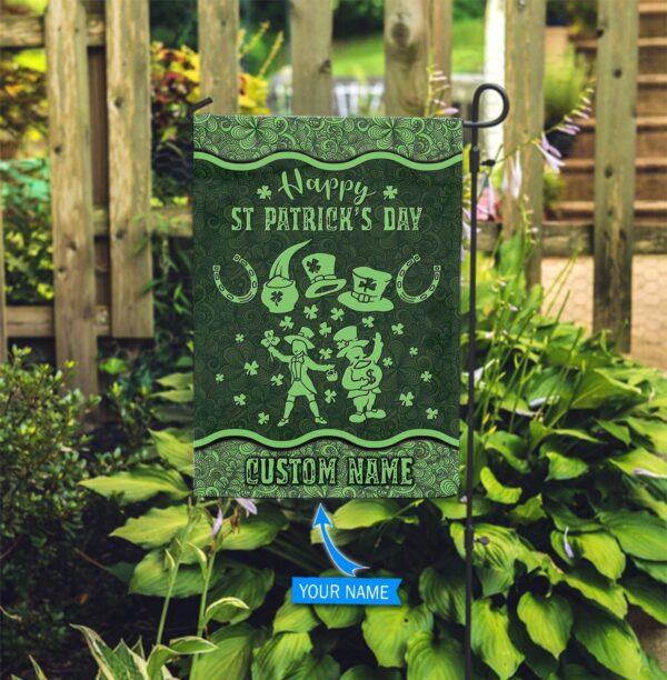 Happy St Patrick’s Day-Horse Personalized Flag – Flags For The Garden – Outdoor Decoration