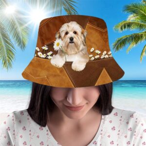 Havanese Bucket Hat Hats To Walk With Your Beloved Dog Gift For Dog Loving Friends 2 eemnb4