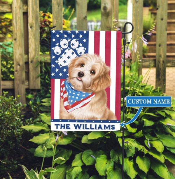 Havanese Dog Personalized Garden Flag – Garden Dog Flag – Personalized Dog Garden Flags
