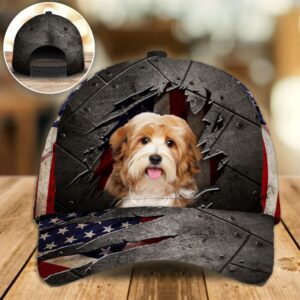 Havanese On The American Flag Cap Hats For Walking With Pets Gifts Dog Caps For Friends 1 lhgku9