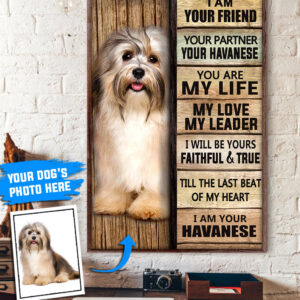 Havanese Personalized Poster Canvas Dog Canvas Wall Art Dog Lovers Gifts For Him Or Her 1